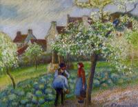 Pissarro, Camille - Flowering Plum Trees